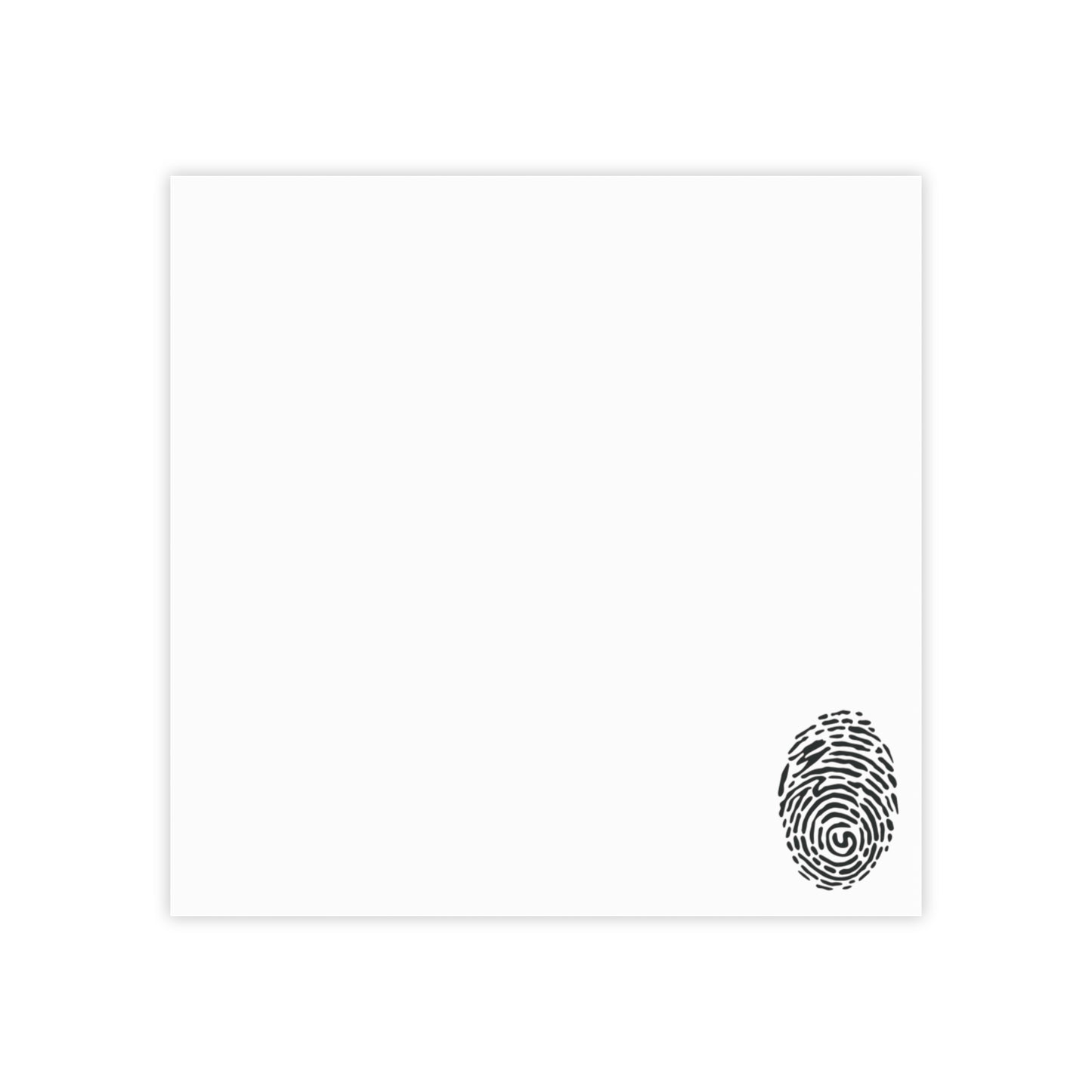 Thumbprint Post-it® Note Pad